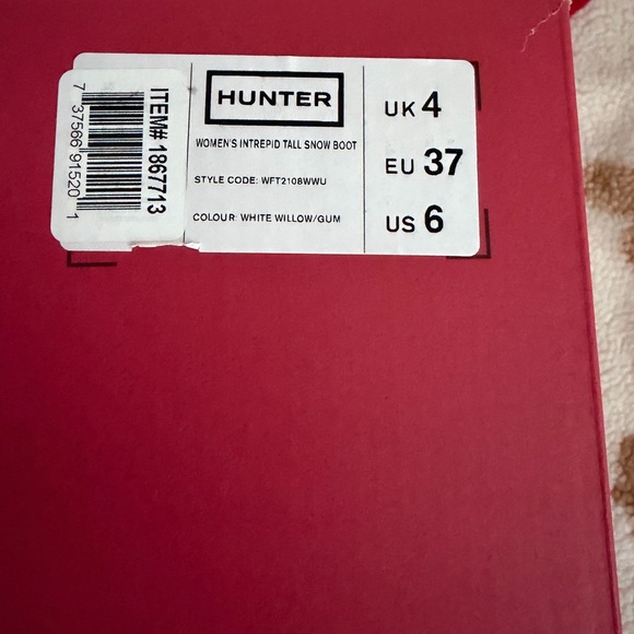 ❤️Hunter Women's Intrepid Tall
Snow Boots, Size 6, New in Box with Card - Picture 7 of 15